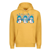 Mustard snowman winter Premium Hoodie - JahusDesignShop