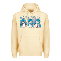 Pina Colada snowman winter Premium Hoodie - JahusDesignShop