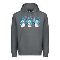 Rock snowman winter Premium Hoodie - JahusDesignShop