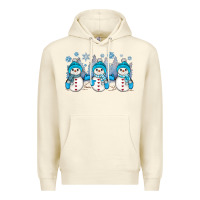 Sandshell snowman winter Premium Hoodie - JahusDesignShop