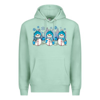 Seafoam snowman winter Premium Hoodie - JahusDesignShop