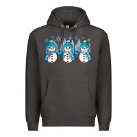 Smoke snowman winter Premium Hoodie - JahusDesignShop