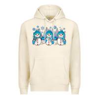 Tofu snowman winter Premium Hoodie - JahusDesignShop