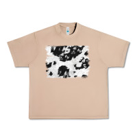 Burro black and white cowhide backround Urban Heavy Tee - NancyCooperArtShop