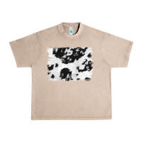French Oak black and white cowhide backround Urban Heavy Tee - NancyCooperArtShop