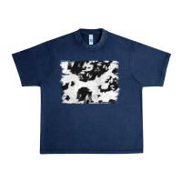Navy black and white cowhide backround Urban Heavy Tee - NancyCooperArtShop
