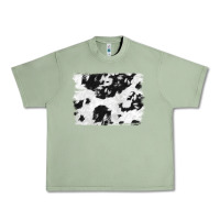 Oil Green black and white cowhide backround Urban Heavy Tee - NancyCooperArtShop