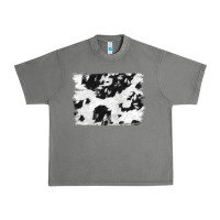 Tornado black and white cowhide backround Urban Heavy Tee - NancyCooperArtShop