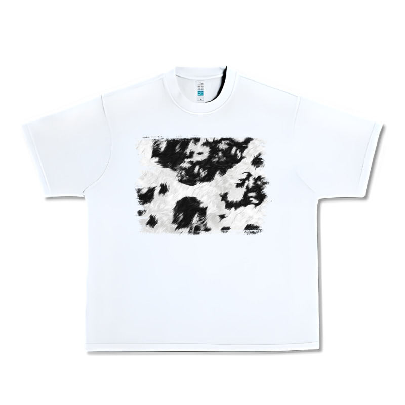 Black And White Cowhide Backround Urban Heavy Tee by NancyCooperArtShop | Teevron