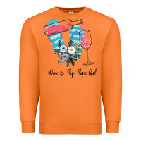 Carrot Wine Flip Flops Girl Premium Sweatshirt - Bettercallsaul