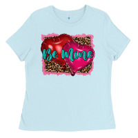 Baby Blue valentine's day be mine Ladies Tee - RanaPortraitStore