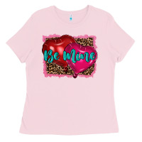 Bubblegum Pink valentine's day be mine Ladies Tee - RanaPortraitStore