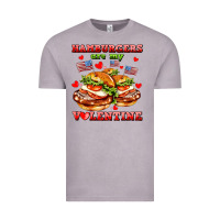 Vintage Zinc hamburger are my valentine Vintage Tee - AdoDesignShop
