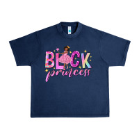 Navy black princess black girl Urban Heavy Tee - NancyCooperArtShop