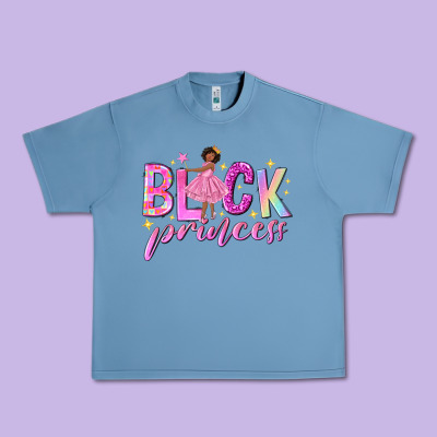 Black Princess Black Girl Urban Heavy Tee Designed By Nancycooperartshop