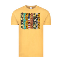 Vintage Mustard western brushstroke Vintage Tee - AdoDesignShop