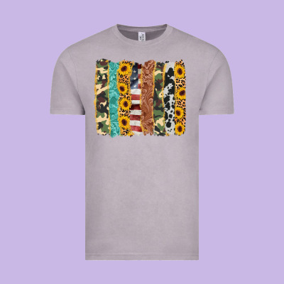 Western Brushstroke Vintage Tee Designed By Adodesignshop