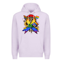 Lilac Pride ribbon Premium Hoodie - NancyCooperArtShop