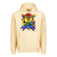 Pina Colada Pride ribbon Premium Hoodie - NancyCooperArtShop