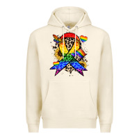 Tofu Pride ribbon Premium Hoodie - NancyCooperArtShop