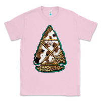 Bubblegum Pink cowhide leopard arrowhead Classic Tee - Jasminsmagicworld