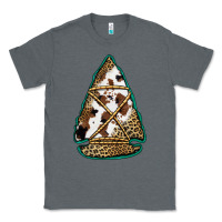 Charcoal Heather cowhide leopard arrowhead Classic Tee - Jasminsmagicworld
