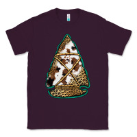 Plum cowhide leopard arrowhead Classic Tee - Jasminsmagicworld