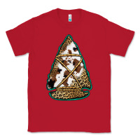 Red cowhide leopard arrowhead Classic Tee - Jasminsmagicworld