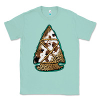 Seafoam cowhide leopard arrowhead Classic Tee - Jasminsmagicworld