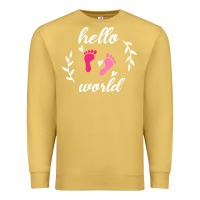 Antique Gold Hello world Premium Sweatshirt - Bettercallsaul