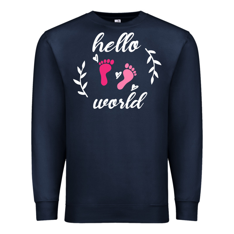 Hello World Premium Sweatshirt by Bettercallsaul | Teevron