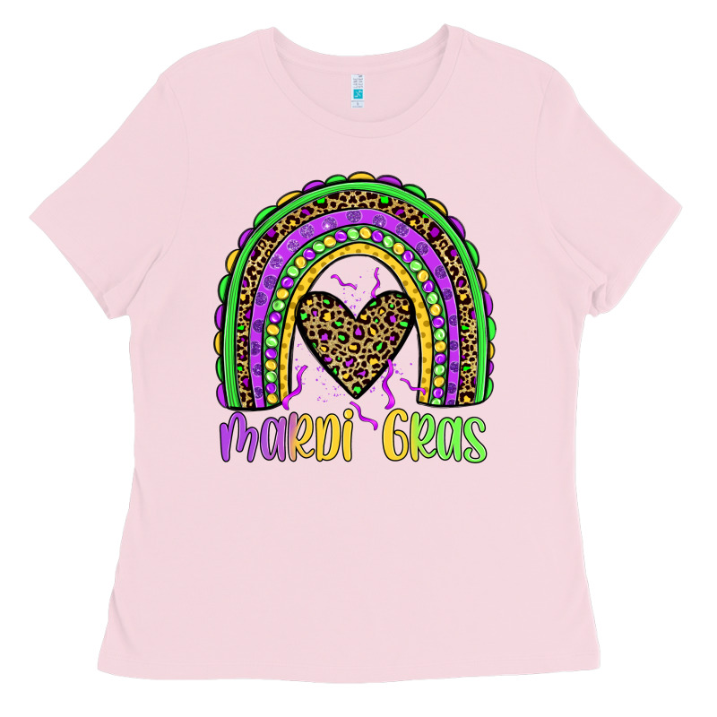 Mardi Gras Rainbow Ladies Tee by JahusDesignShop | Teevron