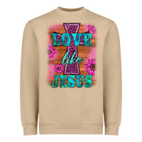 Mushroom love like jesus Heavyweight Sweatshirt - BarkalooDesign