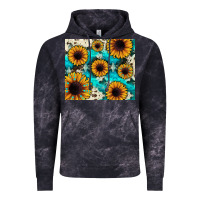 Cloud Black gemstone sunflower Vintage Hoodie - JahusDesignShop