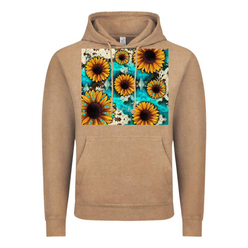 Gemstone Sunflower Vintage Hoodie by JahusDesignShop | Teevron
