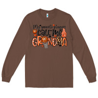 Chestnut my favorite players call me grandma Long Sleeve Tee - MaliasSmallBusiness