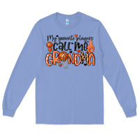 Colony Blue my favorite players call me grandma Long Sleeve Tee - MaliasSmallBusiness