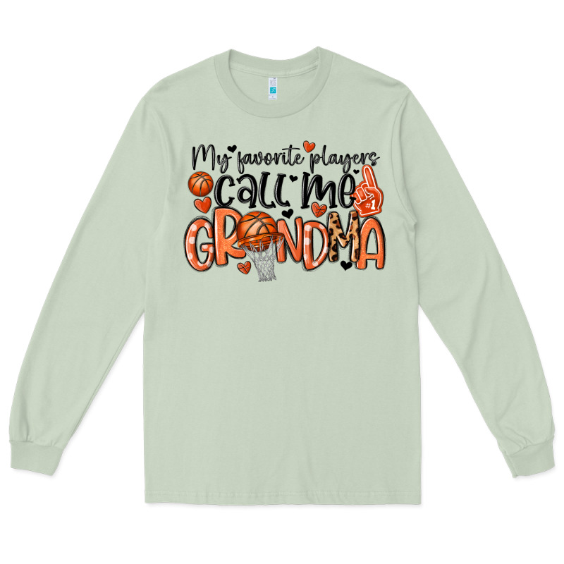 My Favorite Players Call Me Grandma Long Sleeve Tee by MaliasSmallBusiness | Teevron