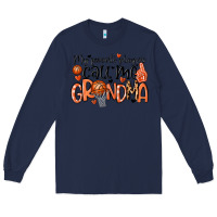 Navy my favorite players call me grandma Long Sleeve Tee - MaliasSmallBusiness