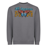 Storm all american mom american flag butterfly Heavyweight Sweatshirt - LillyAllenDesigns