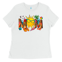 White summer mom Ladies Tee - texasbilliewilder