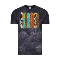 Cloud Black western brushstroke Vintage Tee - AdoDesignShop