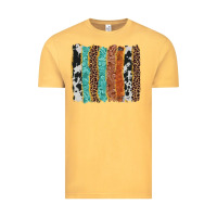 Vintage Mustard western brushstroke Vintage Tee - AdoDesignShop