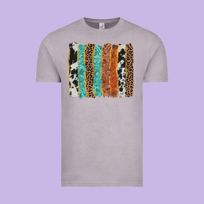Western Brushstroke Vintage Tee Designed By Adodesignshop