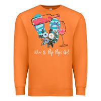 Carrot Wine Flip Flops Girl Premium Sweatshirt - Bettercallsaul