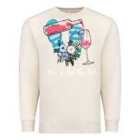 Sandshell Wine Flip Flops Girl Premium Sweatshirt - Bettercallsaul