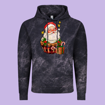 Santa Claus Cupcake Vintage Hoodie Designed By Adodesignshop