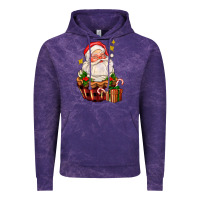Cloud Purple santa claus cupcake Vintage Hoodie - AdoDesignShop