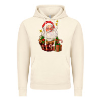 Vintage Artic santa claus cupcake Vintage Hoodie - AdoDesignShop