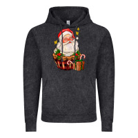 Vintage Black santa claus cupcake Vintage Hoodie - AdoDesignShop